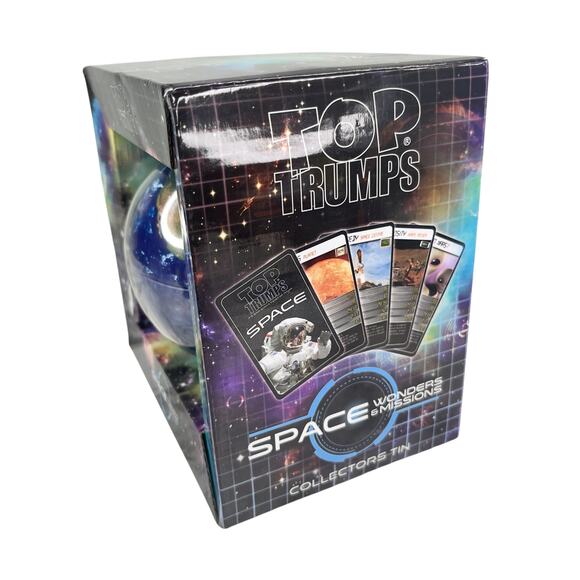 Top Trumps Space Wonders & Missions Collector's Tin 60 Cards New - Picture 9 of 12